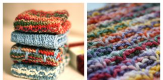 Double Bump Dishcloth Free Knitting Pattern