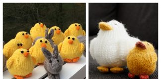 Easter Peeps Free Knitting Pattern