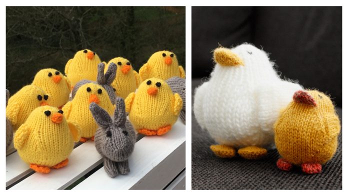 Easter Peeps Free Knitting Pattern