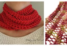 One Row Lace Scarf Free Knitting Pattern