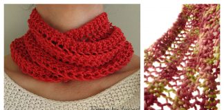 One Row Lace Scarf Free Knitting Pattern