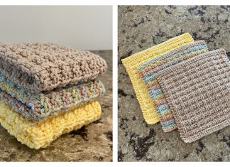 Spa Day Facecloth Free Knitting Pattern