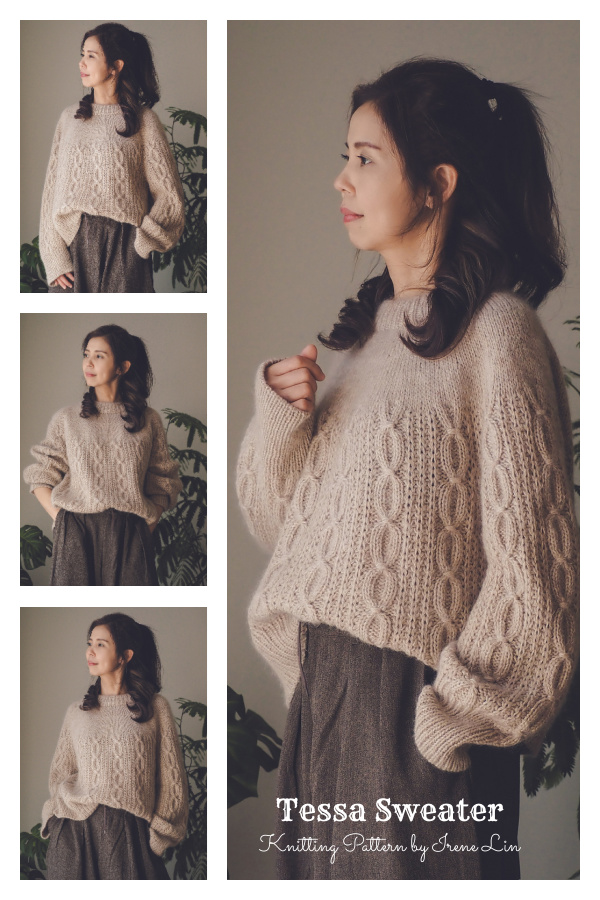 Tessa Sweater Pullover Knitting Pattern