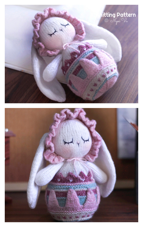 Amigurumi Easter Bunny Rosie Knitting Pattern