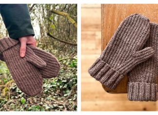 Brambly Mitts Free Knitting Pattern