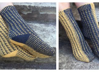 Day & Night Socks Knitting Pattern