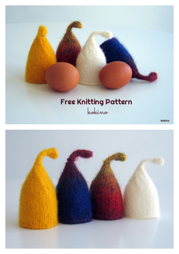 Fun Felt Egg Cozy Free Knitting Pattern