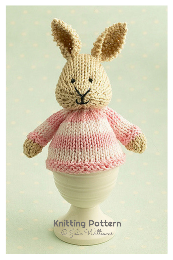 Easter Bunny Egg Cosy Knitting Pattern