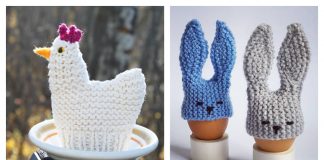 Easter Egg Cozy Warmer Knitting Patterns