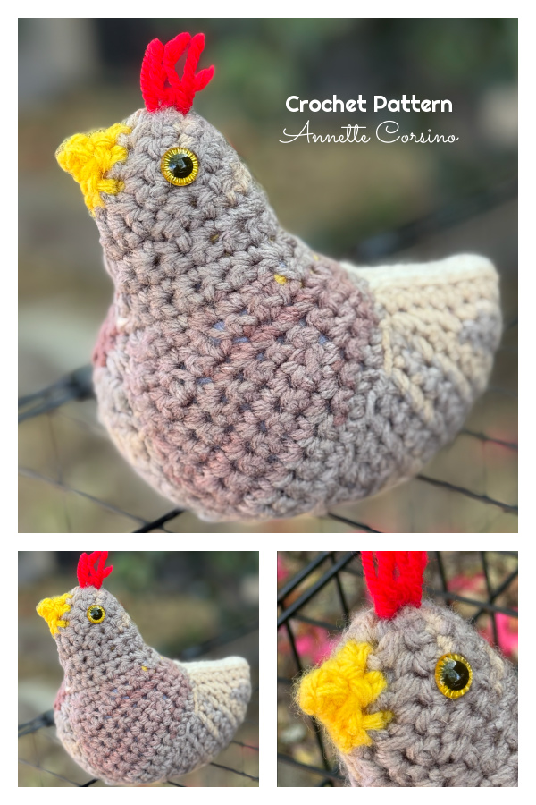 Emotional Support Little Chickie Crochet Patterns