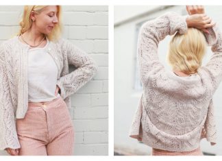 Lyrebird Lace Cardigan Knitting Pattern