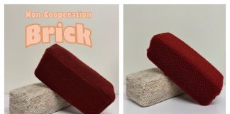 Non Cooperation Brick Free Knitting Pattern