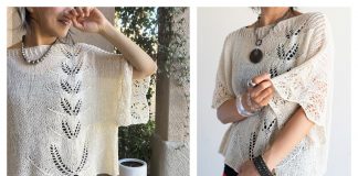 Agave Lace Pullover Top Knitting Pattern
