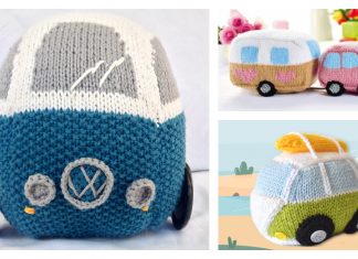 Amigurumi Camper Van Knitting Patterns