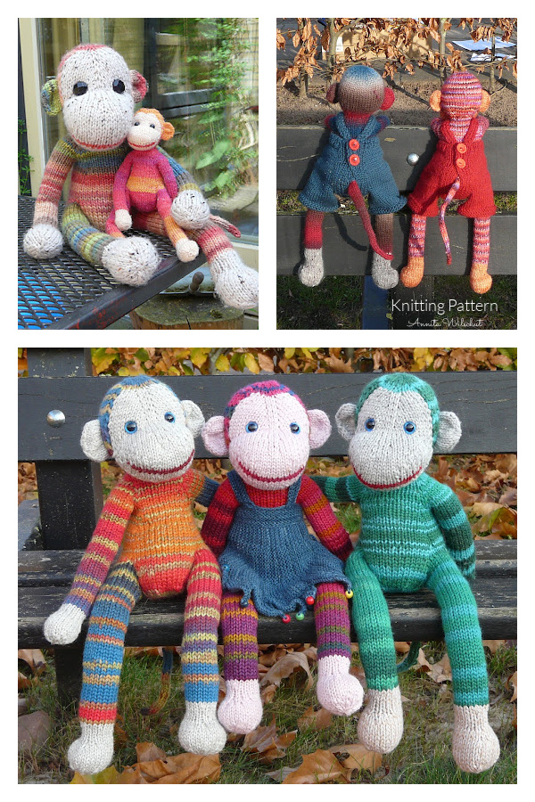 Amigurumi Monkey Jacobus Knitting Pattern