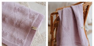 Blanket From Heart to Heart Knitting Pattern