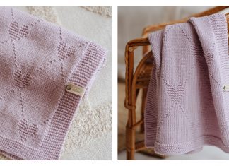 Blanket From Heart to Heart Knitting Pattern