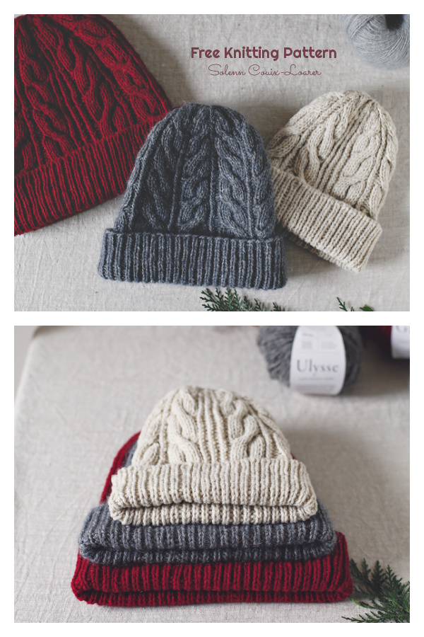 Cabled Gwedenn Hat Free Knitting Pattern