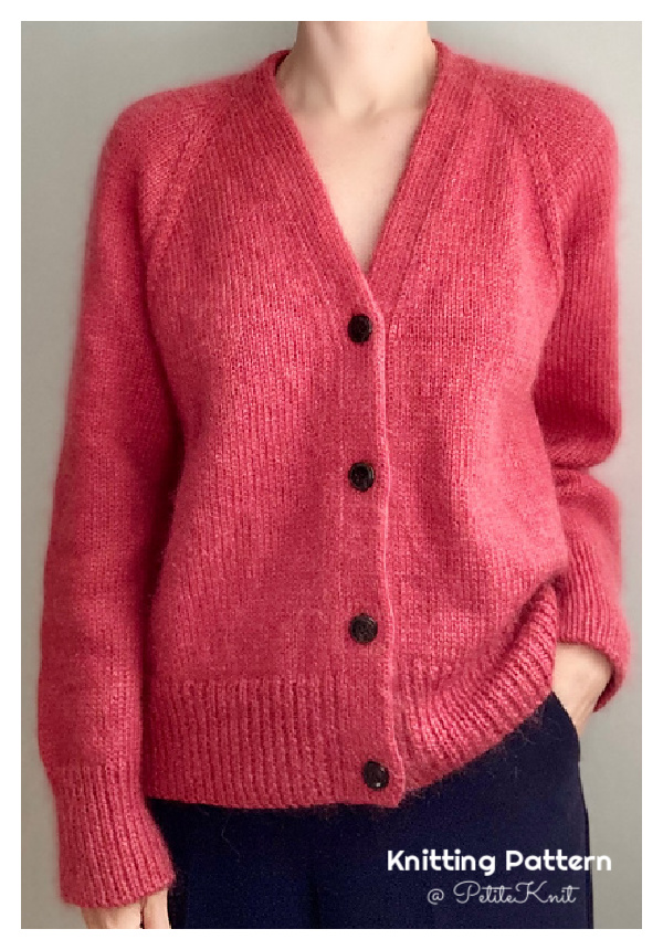 Classic Champagne Cardigan Knitting Pattern