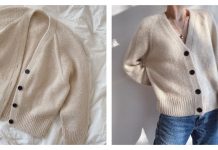 Classic Champagne Cardigan Knitting Pattern