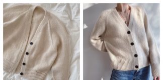 Classic Champagne Cardigan Knitting Pattern