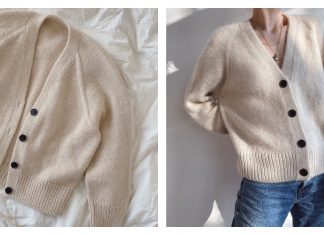 Classic Champagne Cardigan Knitting Pattern