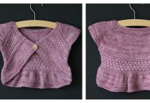Entrechat Bolero Shrug Knitting Pattern (3M - 6Y)