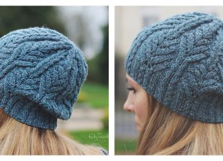 Fern Lace Hat Knitting Pattern
