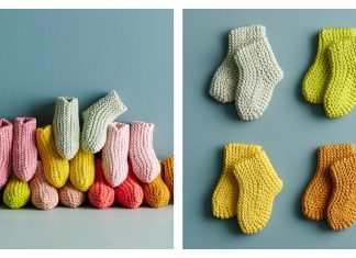 Happy Feet Booties Free Knitting Pattern