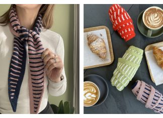 Garter Stitch Jacques Scarf Knitting Pattern