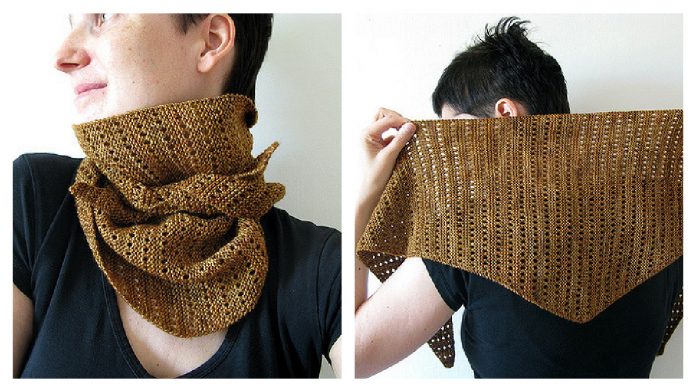Lacy Baktus Scarf Free Knitting Pattern