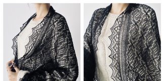 Lucky Clover Lace Stole Shawl Free Knitting Pattern