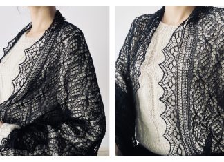 Lucky Clover Lace Stole Shawl Free Knitting Pattern