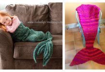 Mermaid Blanket Free Knitting Patterns