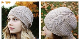 Molly Cable Hat Free Knitting Pattern