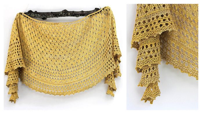 Pebble Beach Shawl Knitting Pattern