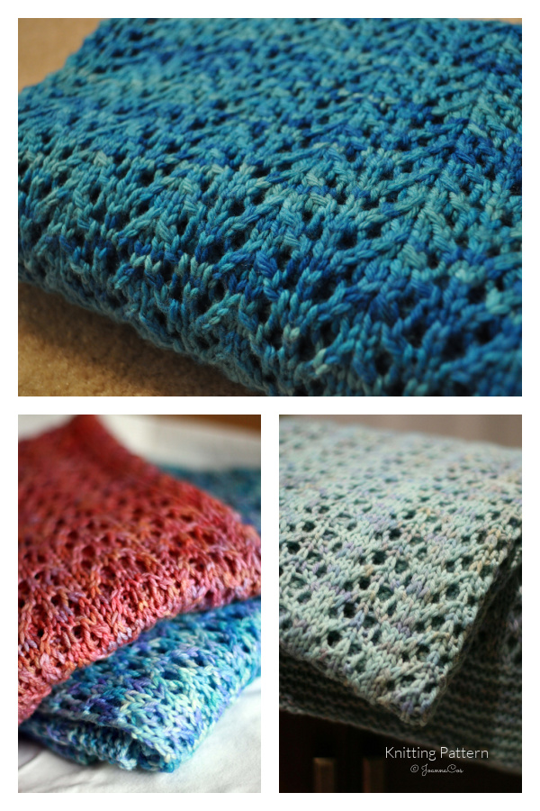 Pine Forest Baby Blanket Knitting Pattern