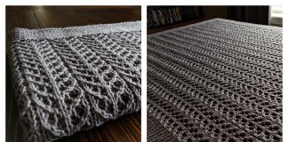 Pine Forest Baby Blanket Knitting Pattern