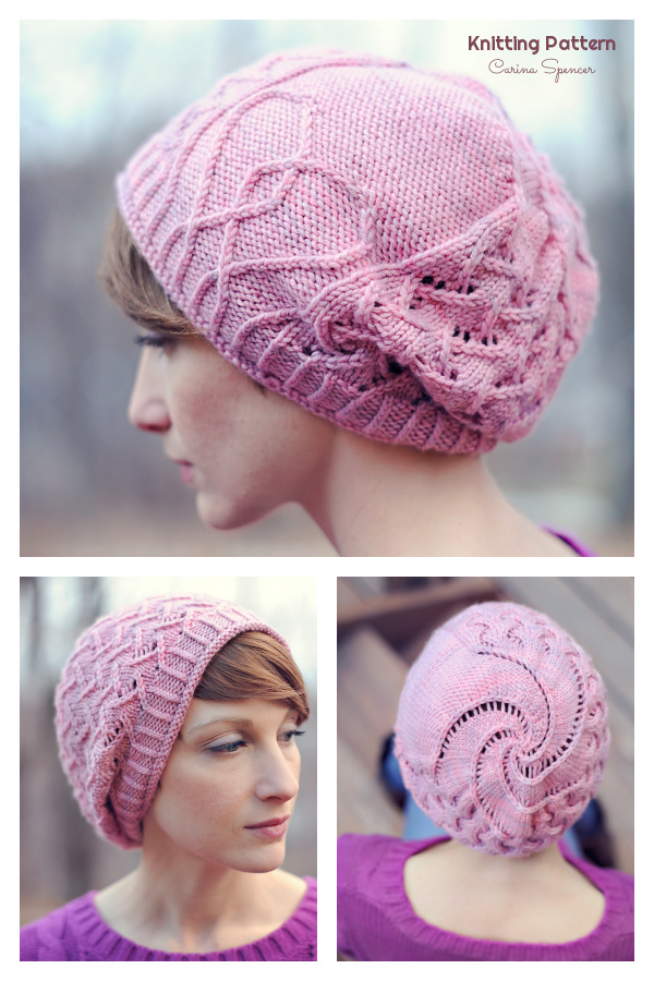 Root & Bud Cable Hat Knitting Pattern