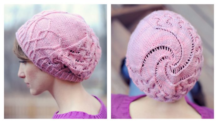 Root & Bud Cable Hat Knitting Pattern