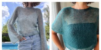 Sadie Top Lace Tee Knitting Pattern