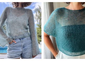 Sadie Top Lace Tee Knitting Pattern