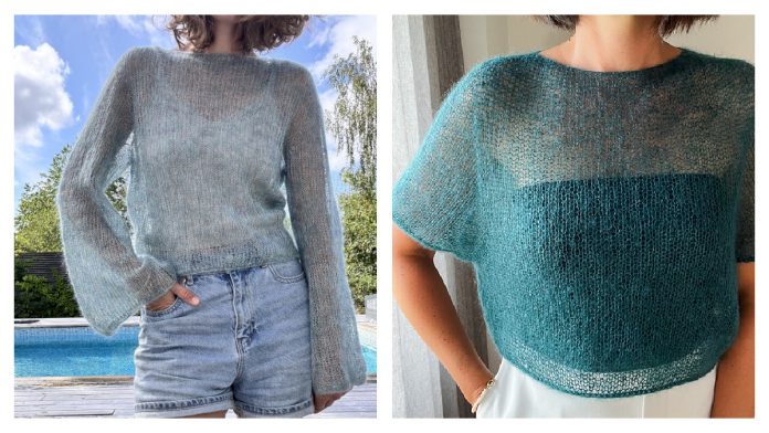 Sadie Top Lace Tee Knitting Pattern