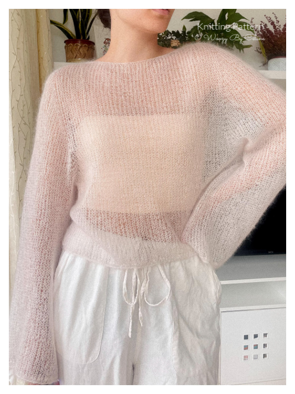Sadie Top Lace Tee Knitting Pattern