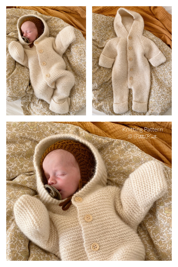 Selma's Baby Sleep Suit Knitting Pattern