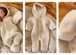 Selma's Baby Sleep Suit Knitting Pattern