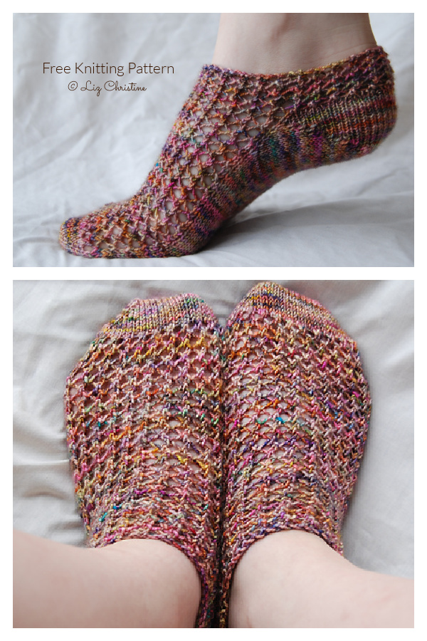 Simple Summer Socks Free Knitting Pattern