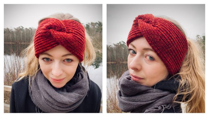 Stina Brioche Headband Free Knitting Pattern