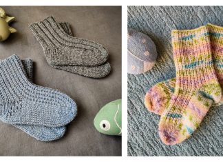 Stretchy Baby Socks Free Knitting Pattern