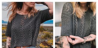 Stromboli Summer Tee Top Knitting Pattern